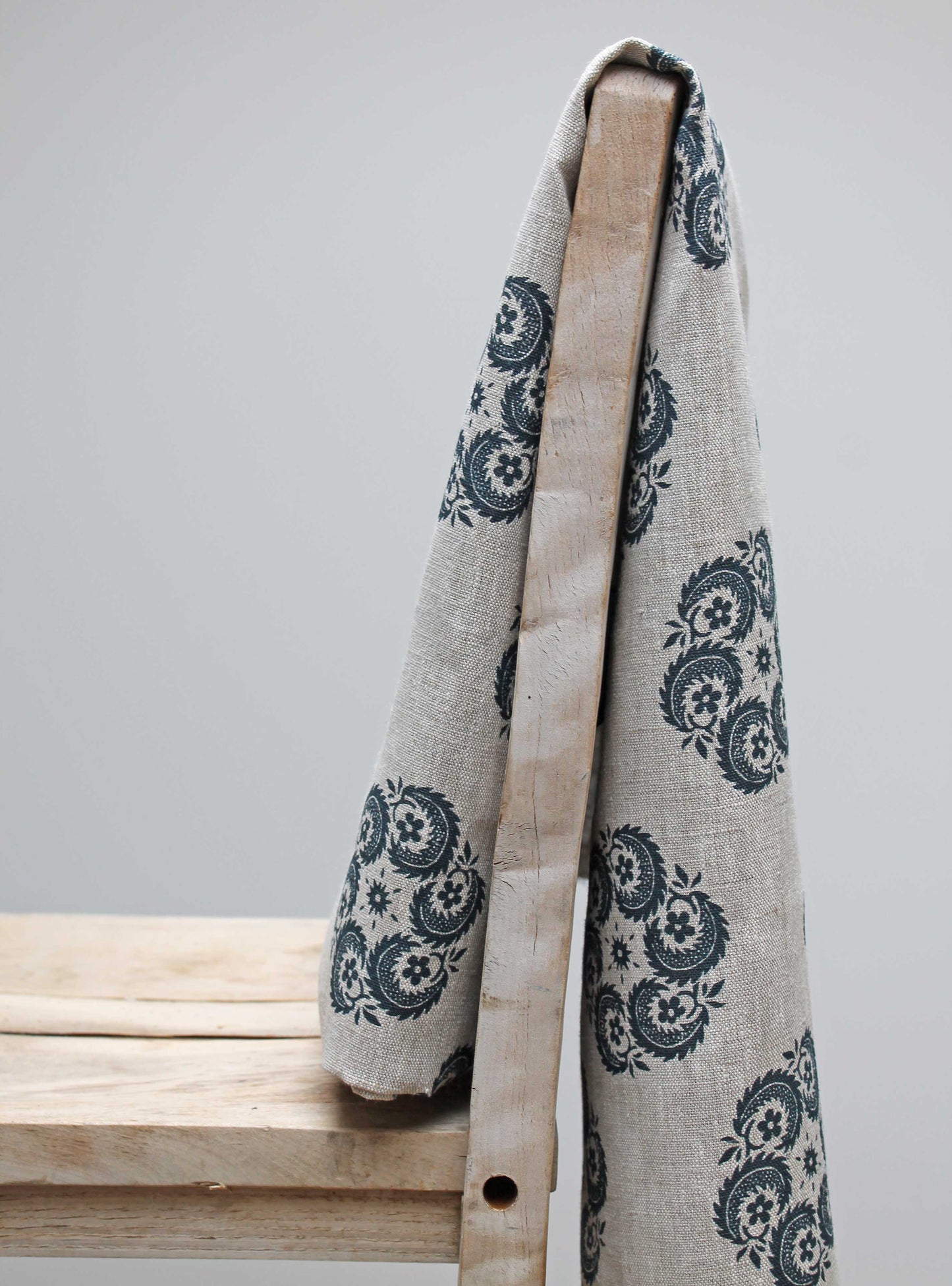 Bedoin Blue - Natural Linen