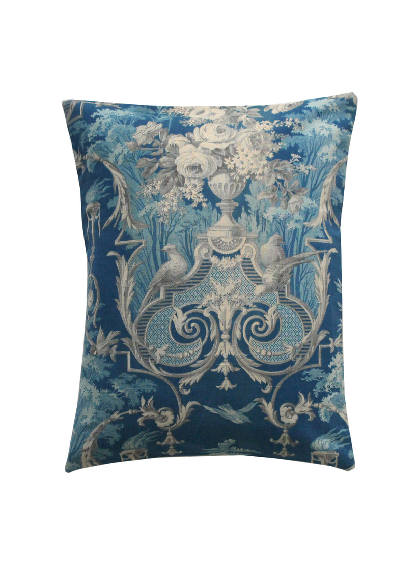 Blue & Grey Toile Scatter Cushion – pillolondon.com