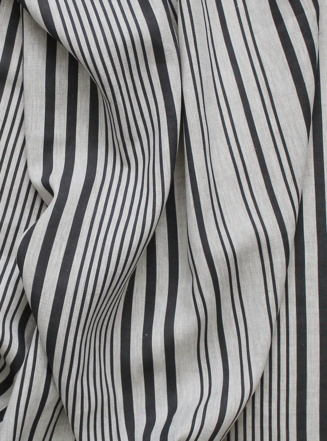 Stanley Stripe Soot - Natural Linen – pillolondon.com