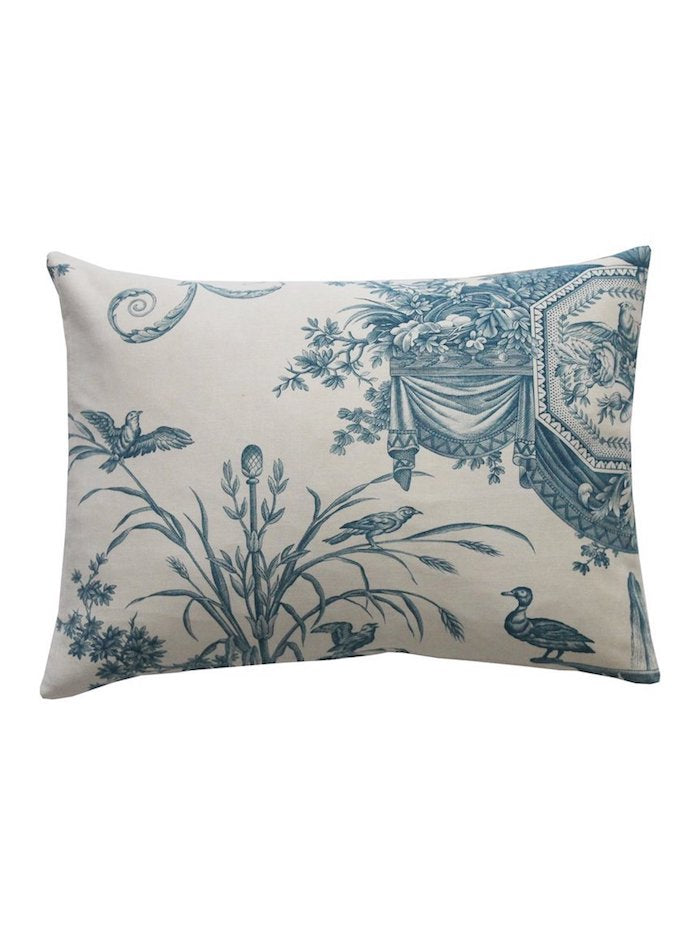 Blue and white scatter clearance cushions